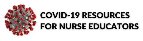 COVID-19病毒帶有文本COVID-19的護士教育者資源